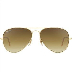 Ray-Ban Aviator Unisex Brown gradient sunglasses